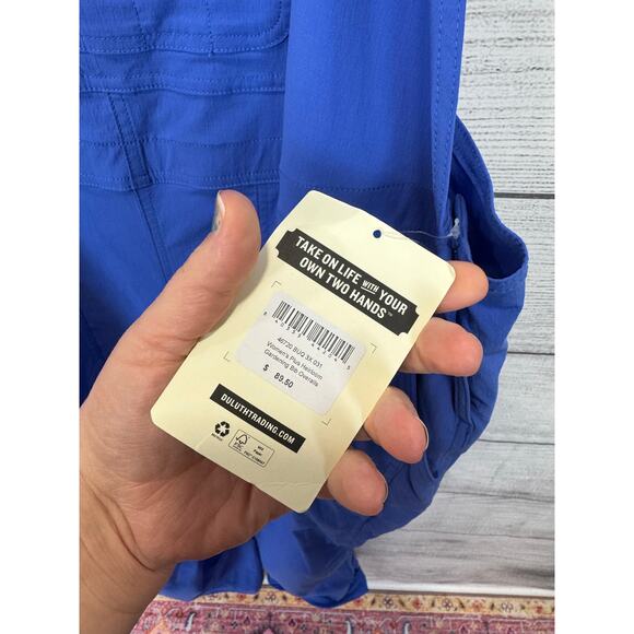 Duluth Trading Co Women's Plus Size Blue Heirloom Garden Bib Overalls Size 3X - Picture 4 of 13